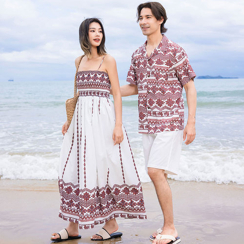 Special parent-child clothing, high-end summer clothing for a family of four, beach skirts, parent-child clothing, mother-daughter clothing, family clothing, bohemian