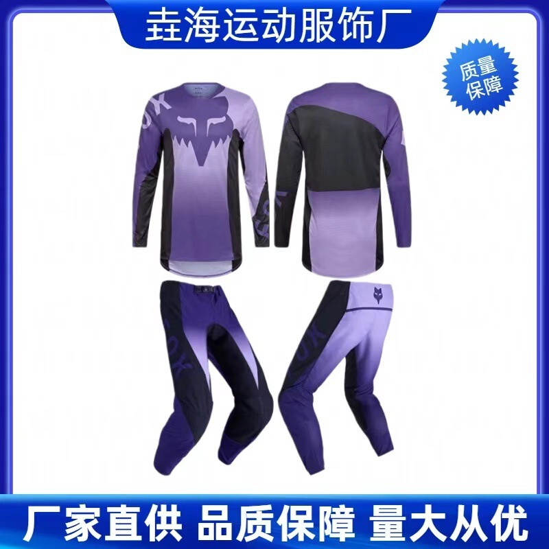 Fox Fox Head Mountain Road Bike Cycling Suit Men's Long Sleeve Suit Breathable Quick-Drying Off-Road Bicycle Downhill Suit Fox Fox Head Mountain Road Bike Cycling Suit Men's Long Sleeve Suit Breathable Quick-Drying Off-Road Bicycle Downhill Suit