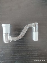 跨境现货高硼玻璃14塞转换接头 玻璃烟枪配件14塞19公水