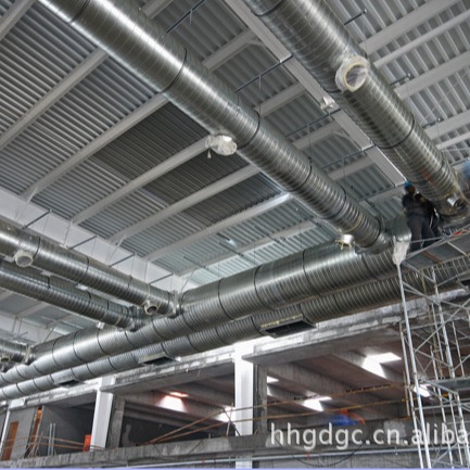 大型通风管道_螺旋风管_通风降温工程