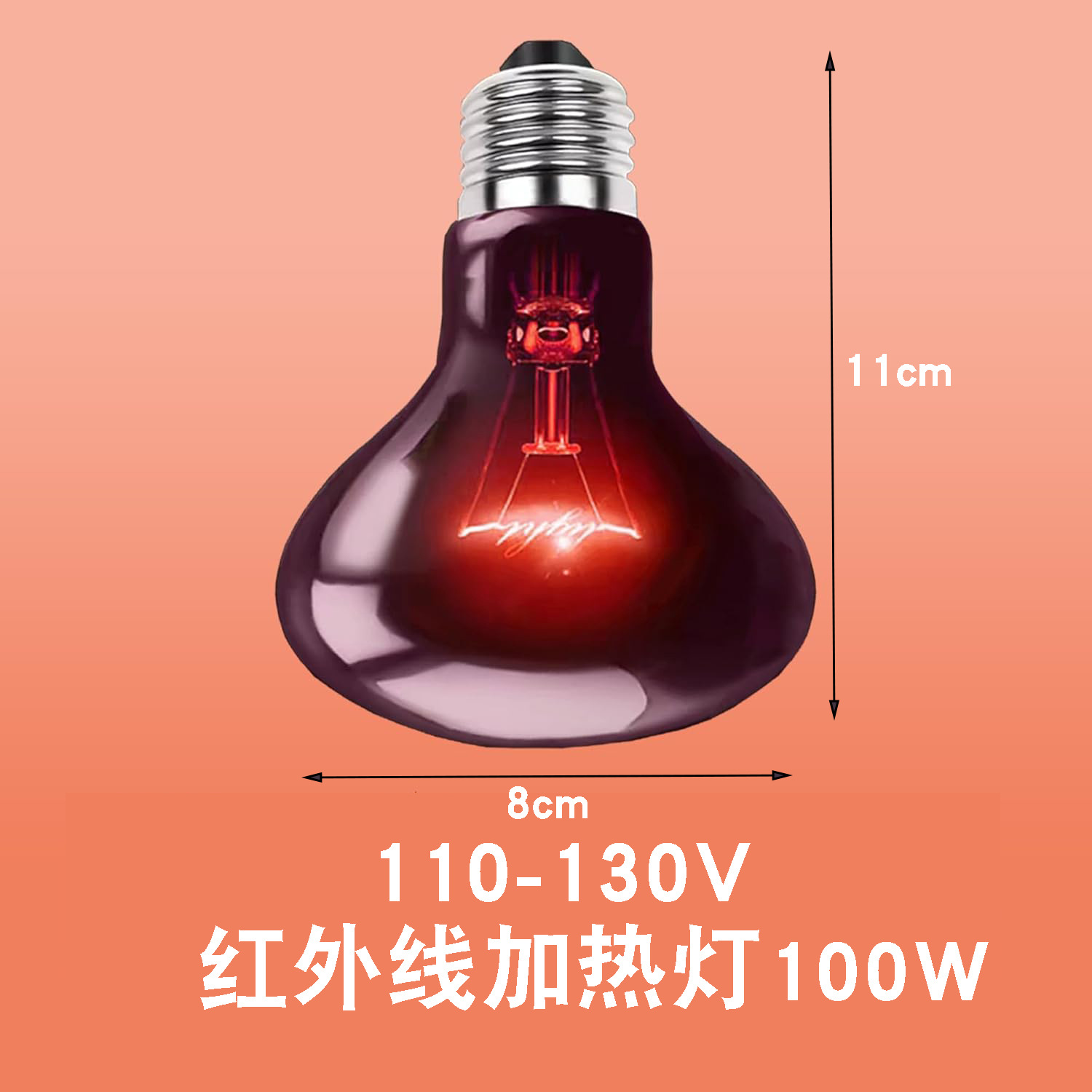 R80 적외선 램프 110V 100w