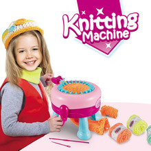 创意DIY羊毛编织器过家家儿童手工手摇编织串珠编织器毛线玩具