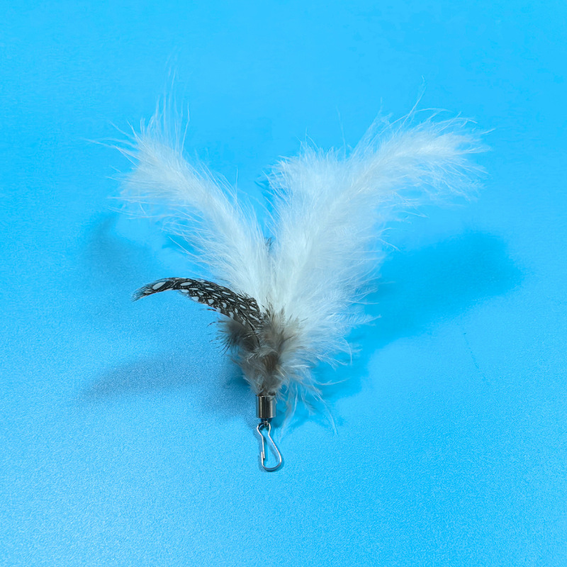 흰 깃털 교체 헤드