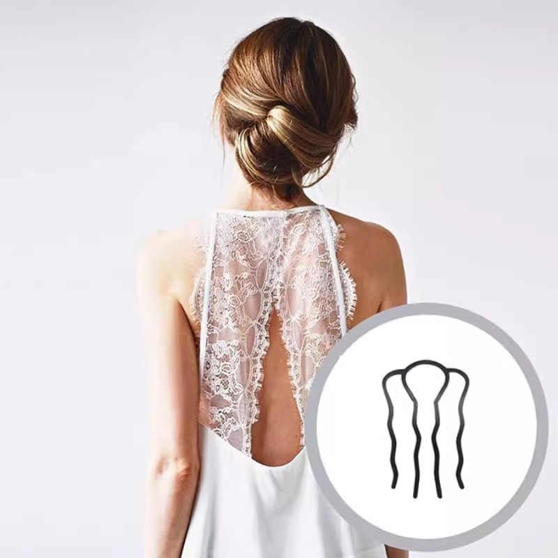 Perezosa máquina de cabello pinzas de cabello bola de cabello herramientas de cabello en forma de U peine de trenzado máquina de cabello tocado cabeza de cabello