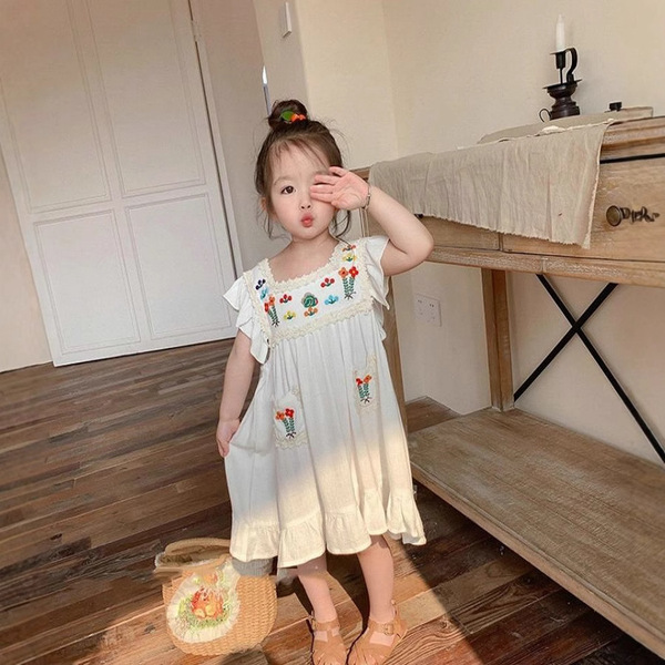 Summer cute children's sleevless dress