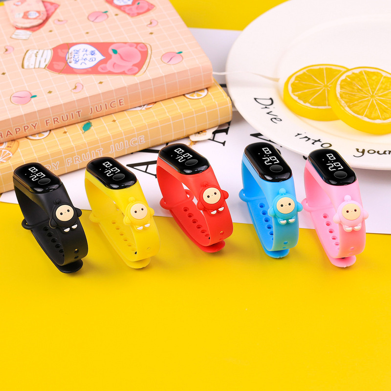 Cartoon Cute Pet Led Doll Watch Children's Student Wristband Watch Touch Screen Waterproof Gift Watch Touch Screen