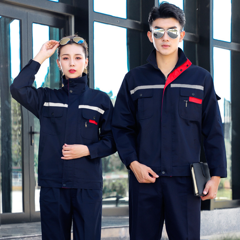 春秋冬涤棉长袖工作服套装男耐脏耐磨工厂服定做工厂服劳保服定制|undefined