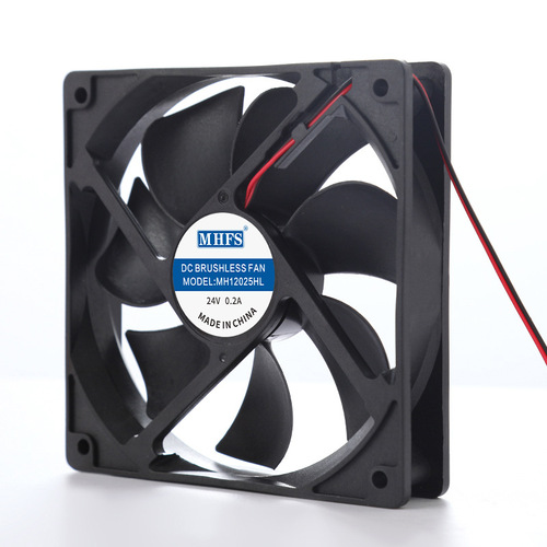 Cooling fan 12025 DC fan 12025 120*120*25 industrial fan 12cm chassis cooling fan
