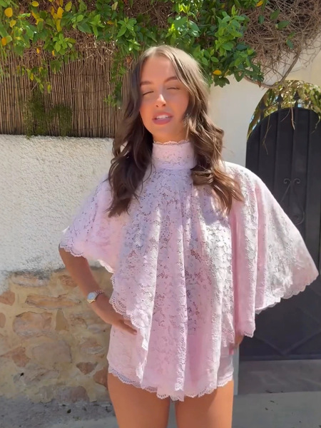 Fashionable lace summer set