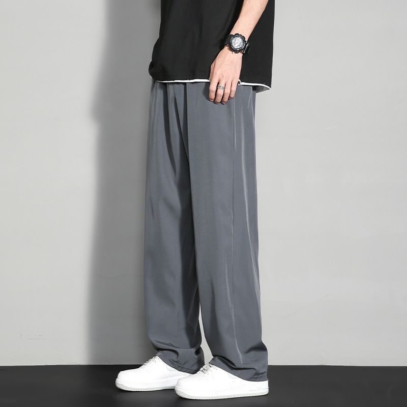 Pantalones de primavera transfronterizos para hombres, pantalones casuales rectos para hombres, pantalones de piernas anchas para hombres, pantalones deportivos para hombres