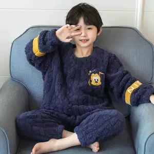 Пижама из кораллового флиса для детей постарше осень-зима