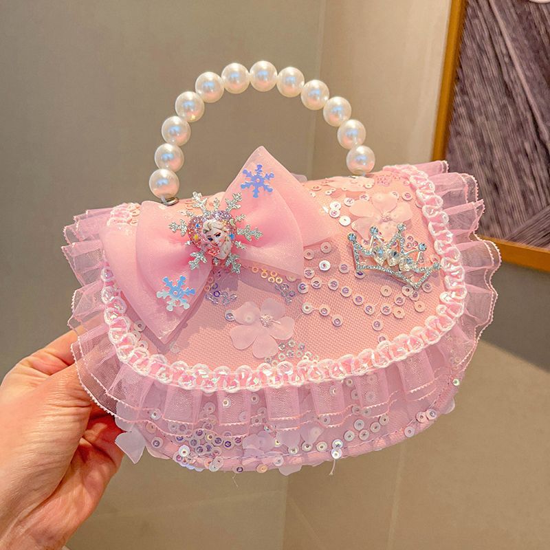 1 de junio regalo de la princesa de Estonia bolsos de hombro bolsos de niños lindos bolsos de hombro de moda bolsos de perlas para niñas