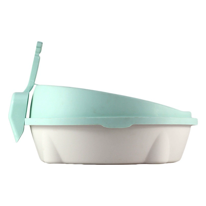 Полузакрытый туалет для кошек Новый туалет для кошек завод прямой анти-разрыв кошачьего туалета большой ящик для кошачьего туалета