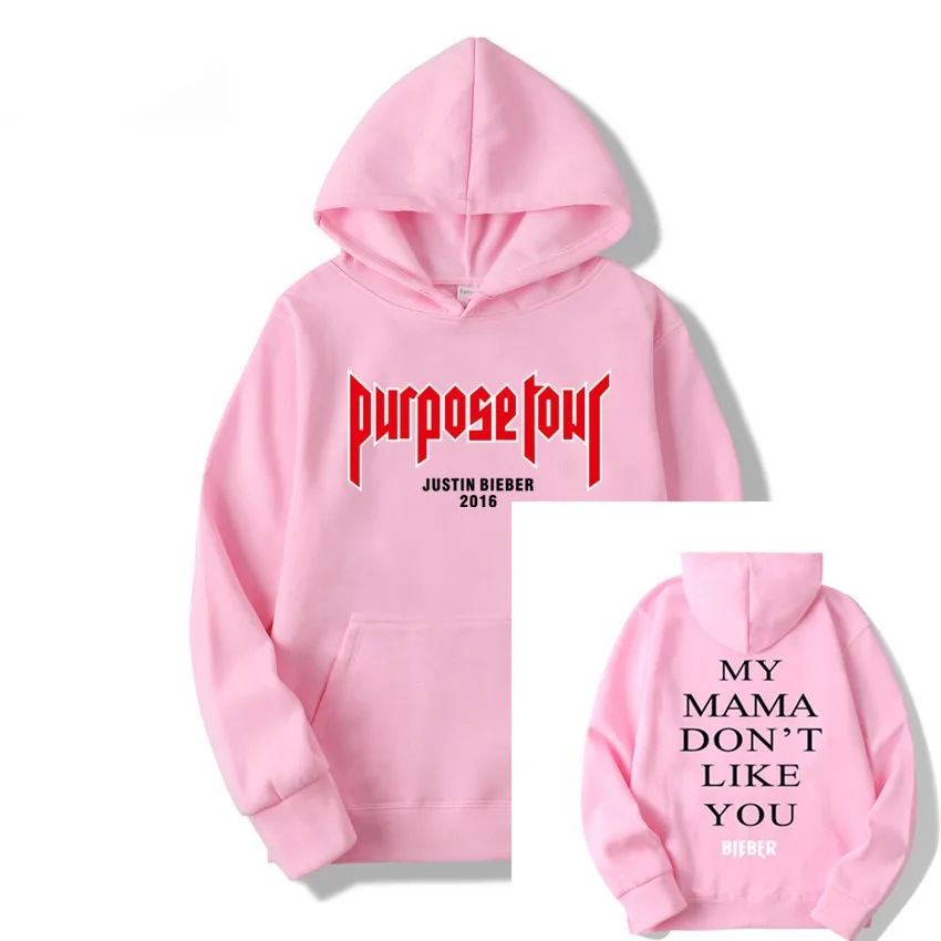 Fashion Brand Design Justin Bieber Purpose Tour Hoodies Pull