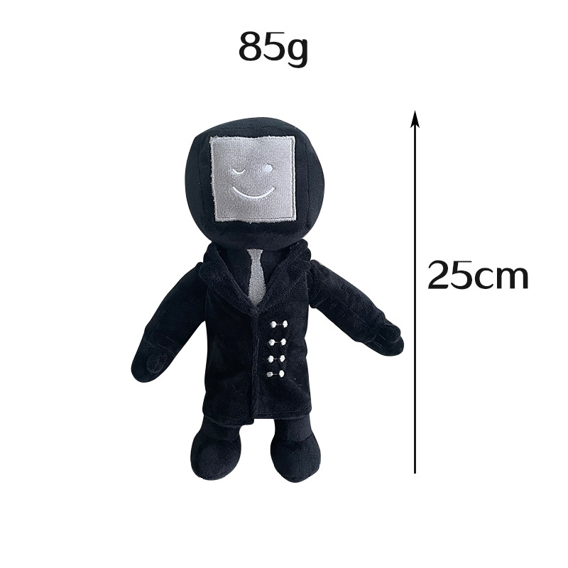 Cross-border Skibidi aseo persona Speakerman jefes Persona de audio relleno muñeca lote. Cabello