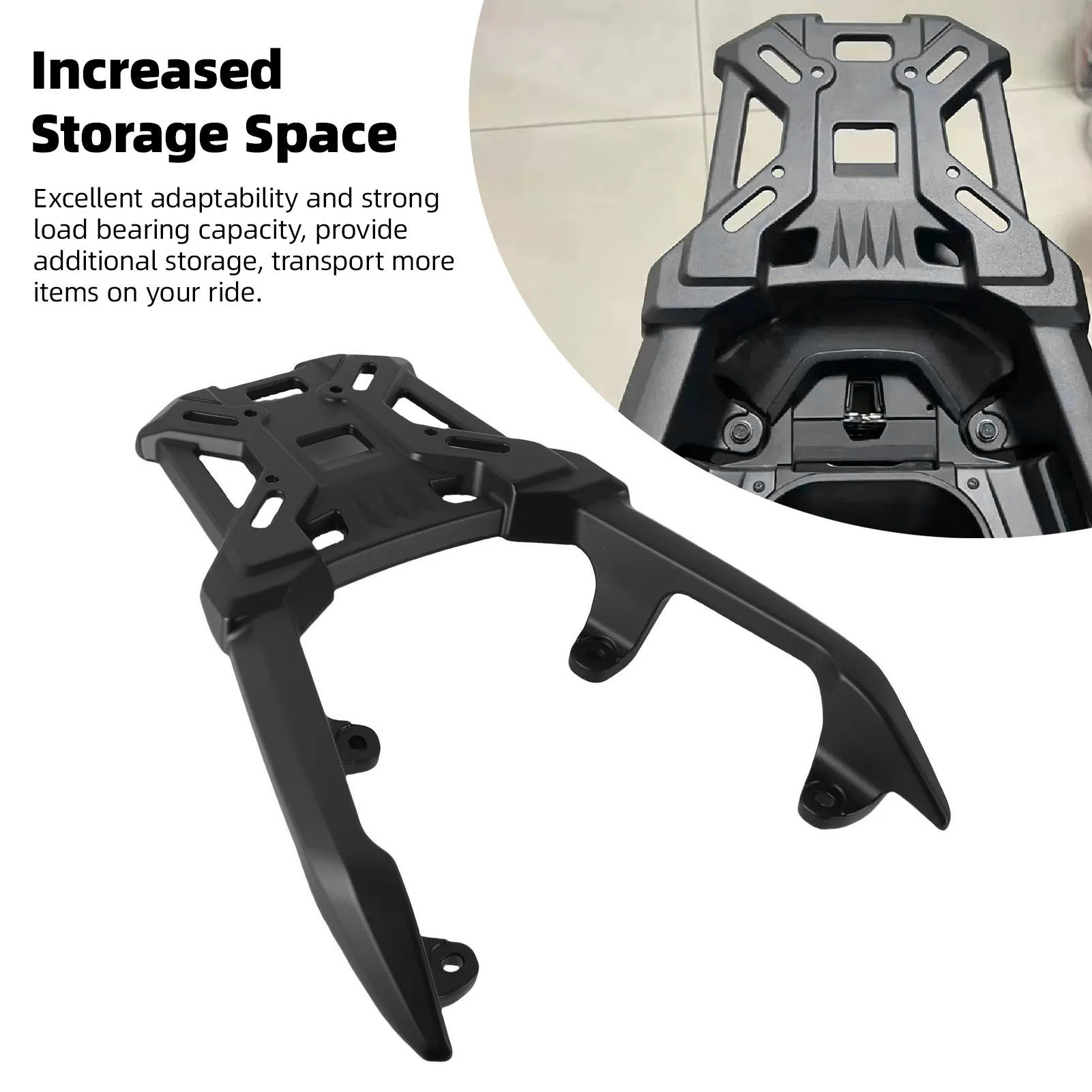 Suitable for 22-26 Models of Honda Adv160 Motorcycle Modified Rear Luggage Rack Rear Storage Rack Top Box Bracket