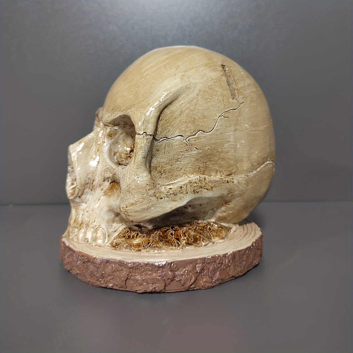 1560g Weight Knife Rest Home Textiles & Decor Type 1 Piece Quantity Indoor, Daily Occasion Synthetic Resin Material Halloween Festival Skull Pattern Funny, Punk Style Halloween Funny Punk Skull Synthetic Resin Indoor Daily Decorations Table Decoration Party Supplies 4
