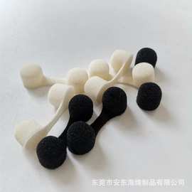 直供鼻塞海绵球工业防尘透气鼻吸堵废气海绵双拼热压鼻塞海绵塞