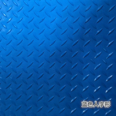 transport rubber plastic waterproof carpet, Avtomobil döşəmə paspasları - blue-herringbone-pattern-cowhide-6090cm-household-small-door-mat