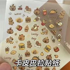 超かわいいアニメシール大合集diy高颜値装飾シール学生ペン棒透明防水シール