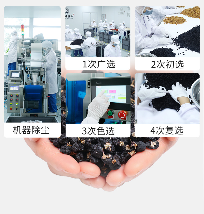 Dried Black Goji Berry Large Fruit Premium Grade Ningxia Wolfberry for Tea and Soup specifications