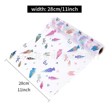 亚马逊网纱烫金彩色糖果爆款桌旗节日派对桌布餐桌装饰长条