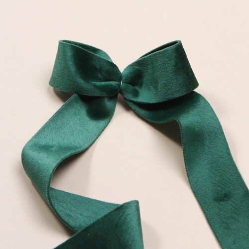 Velvet flocking ribbon DIY handmade bow hair accessories flower gift box decoration with cake packaging ribbon