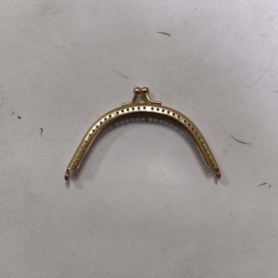 110*55 bolso de aguja de oro mate, cambio de agarre, decoración, bolso de hombro, marco de bisagra de oro