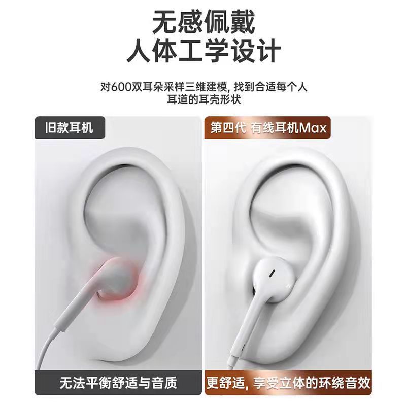 四世代有線イヤホンはアップルの有線イヤホンbluetooth弾倉線制御耳栓付き|undefined