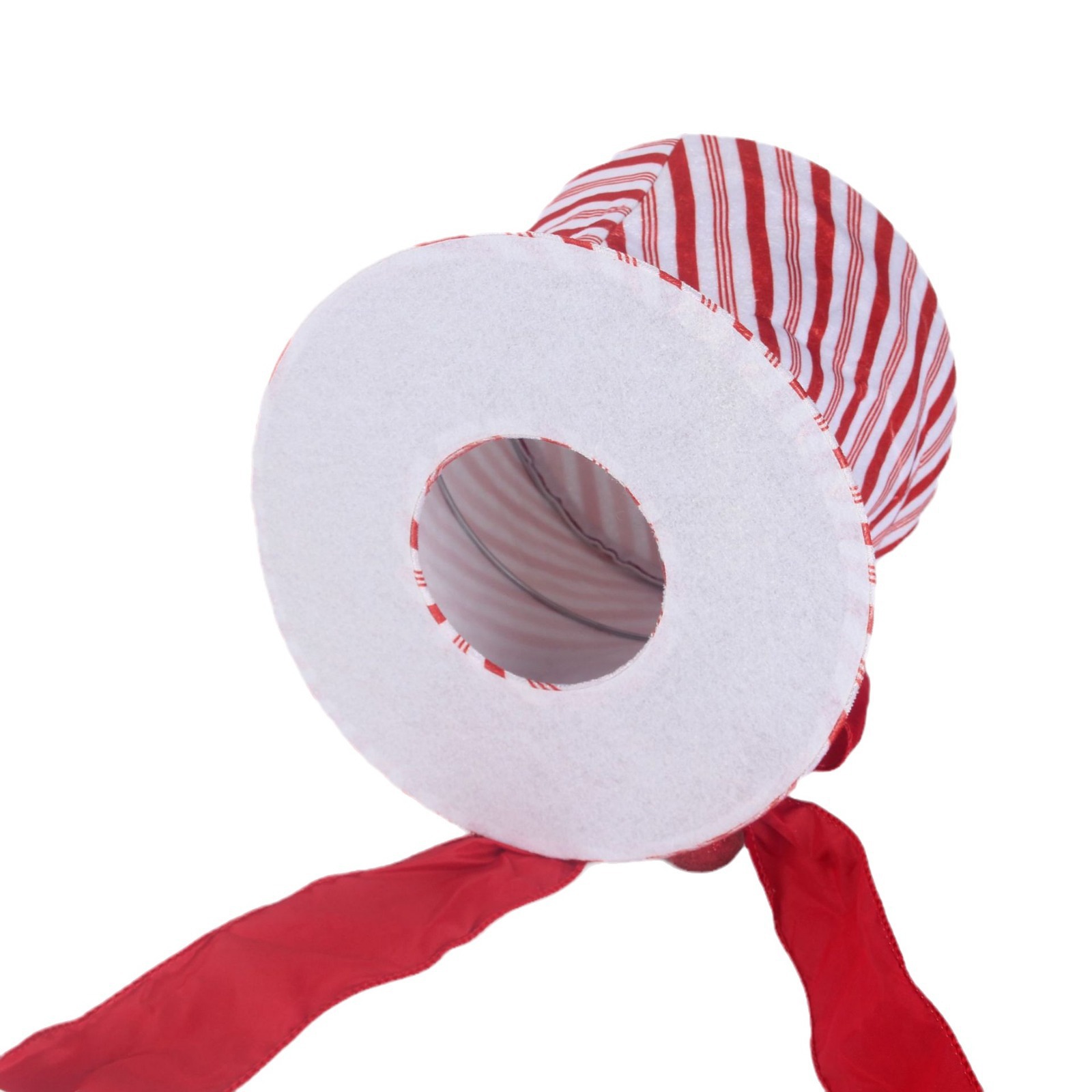 Decoración de Navidad árbol de Navidad sombrero de arco de cinta plegable sombrero de árbol de Navidad estrella