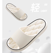 新款透气竖条纹理凉拖鞋浴室拖鞋EVA居家时尚室内洗澡酒店男女士