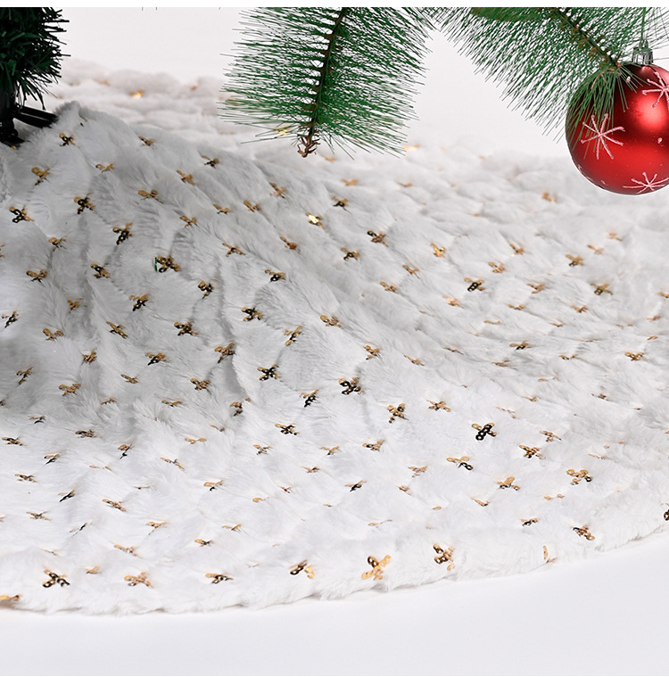 Wholesale Silver Sequined Christmas Tree Skirt Party Decorations Nihaojewelry display picture 12