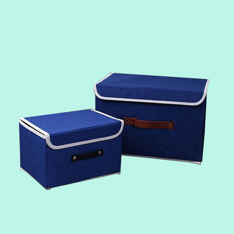 Boîte de rangement en tissu pour organisation et placard_voghion.com