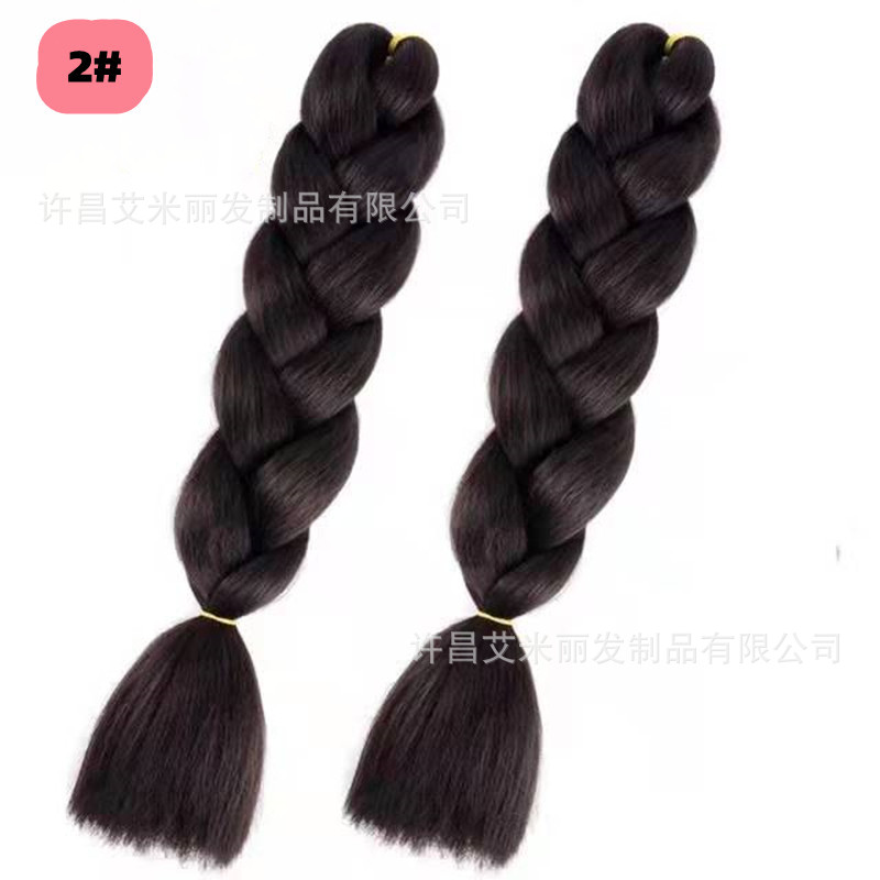 Trenzas africanas con cabello rosa渐 – materiales de alta temperatura, estilo boxeador