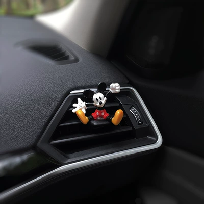 Car Ornaments, Cute and Healing Car Accessories, Dashboard Display, Desktop Car Decorations for Women (Car ornaments) - mickey-mouse-free-traceless-glue