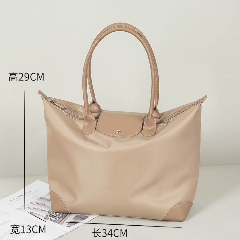 Bolso de tela Oxford para viajes de negocios y viajes de cercanías Bolso de mano de gran capacidad impermeable de ocio Bolso de hombro ligero para el trabajo