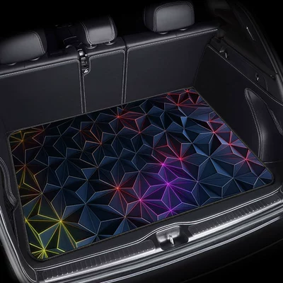 Avtomobil döşəmə paspasları — trunk mat crystal velvet floor mat - gl-color-19-75100cm