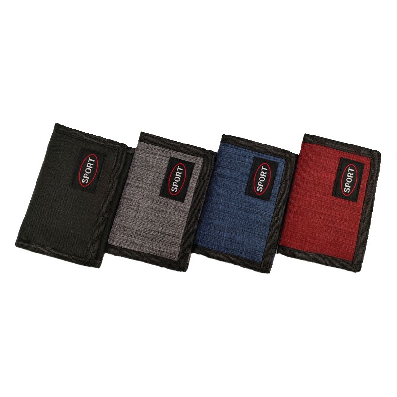 Denim Short Wallet Gift Cross-Border 70% off Student Wallet Folding Zipper Coin Purse in Stock Storage