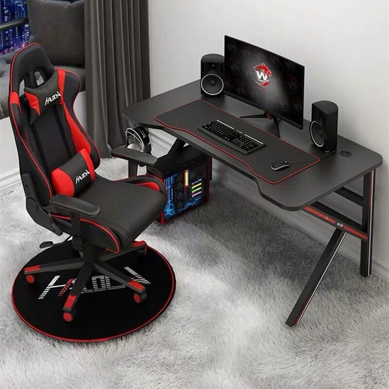 Computer Desk for Bedroom, Small Apartment Gaming Desk, Simple E-Sports Desk, Rental House Desk, Desktop Home Office Desk