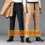 外穿爸爸男士高腰棉裤