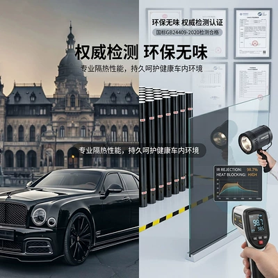 Automotive Film: Sun protection film for car front
