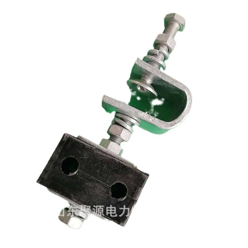 绝缘引下线夹 杆塔用引线固定金具 钢带固定线夹 塔用绝缘线夹