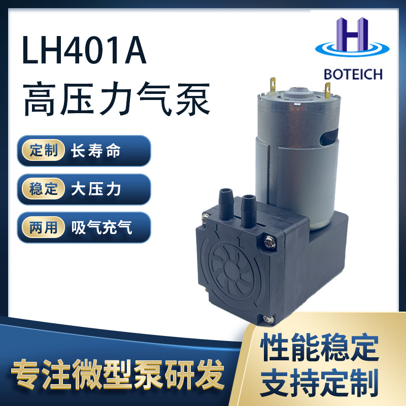10L 250Kpa低振动高流量高压力微型隔膜气泵美容保健按摩充气泵