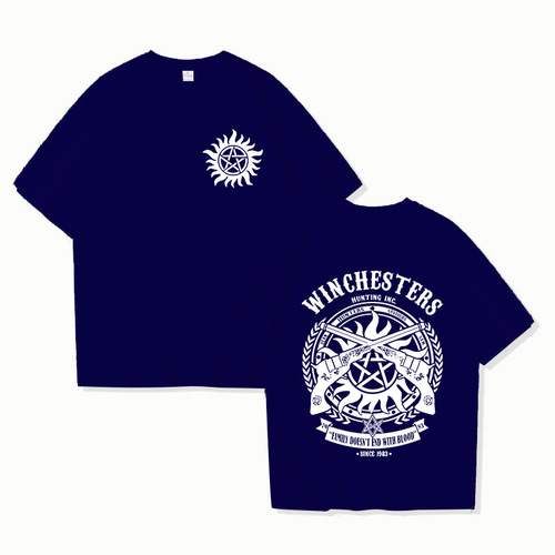 New TV Supernatural Printed Women Men T-shirts Supernatural