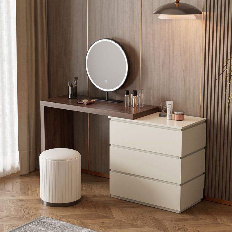 New Solid Wood Dressing Table, New Chinese Style Bedside Cupboard, Integrated Dressing Table, Corner Desk, Simple Bedroom