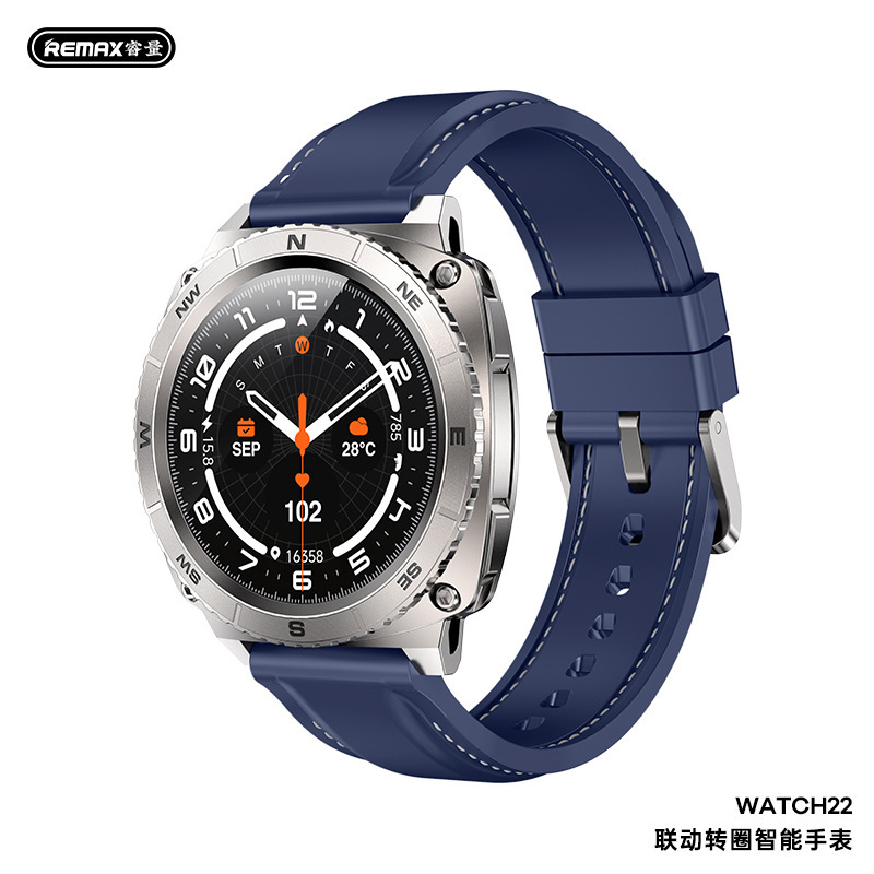 Ruiliang の新しい連動回転スマートウォッチ Bluetooth 通話生活防水高価値スポット WATCH22|undefined