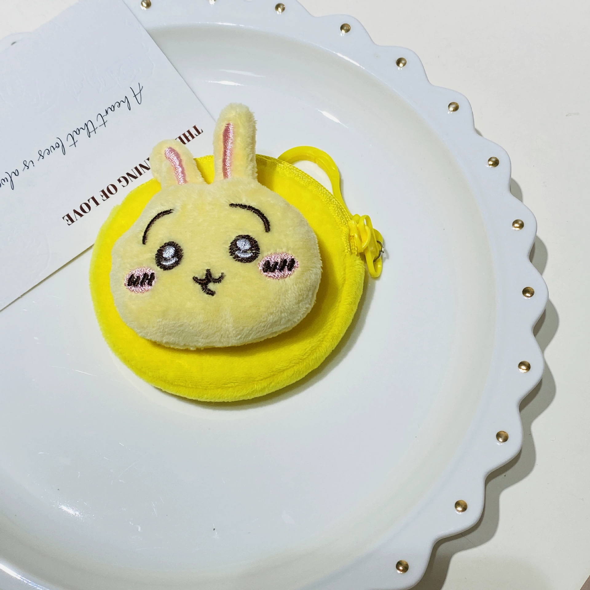 Милайший маленький кошелек, брелок, сумка для ключей, подвеска мультфильм, наушники, органайзер, украшение для сумки, плюш