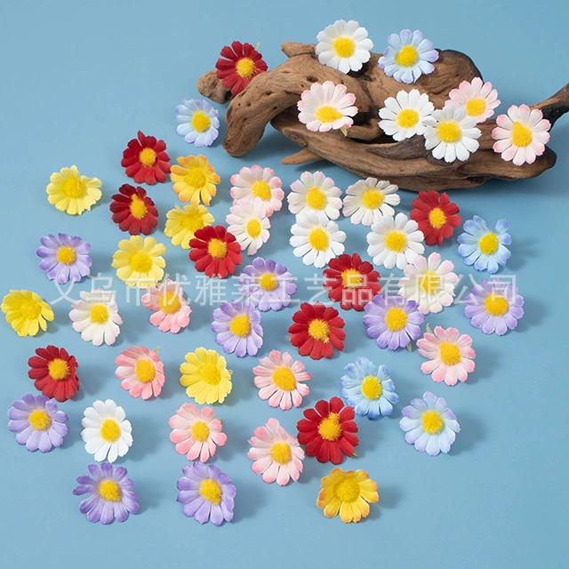 Симулятор мини-ромашки цветок искусственный цветочный венок венок подсолнух срезка и наклейка аксессуары для дома свадебный декор Xiaoqing новый ветер