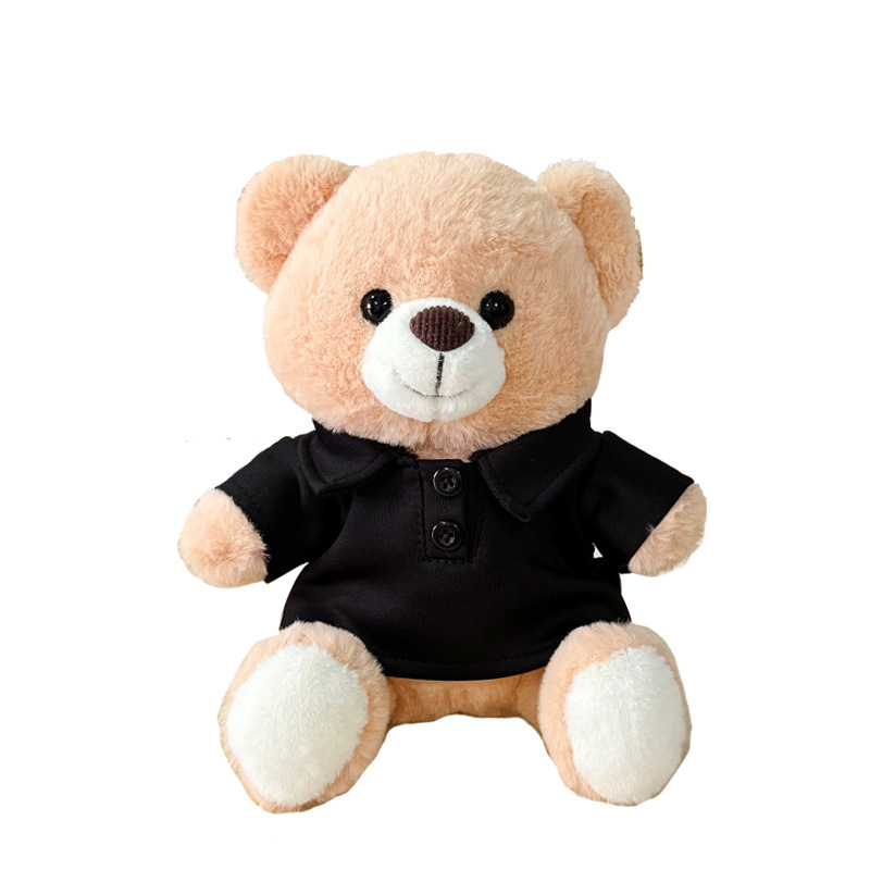 Suéter transfronterizo Teddy Bear muñecas muñecas juguetes de peluche actividad de publicidad LOGO impresión regalos de graduación escolar