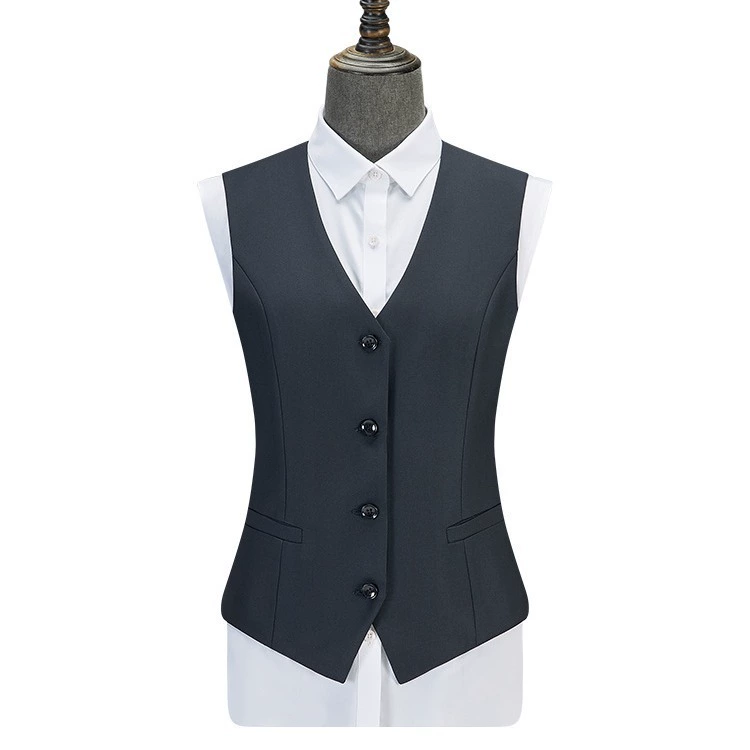 Classic black set, classic suit, vest, jacket, 4 piece set